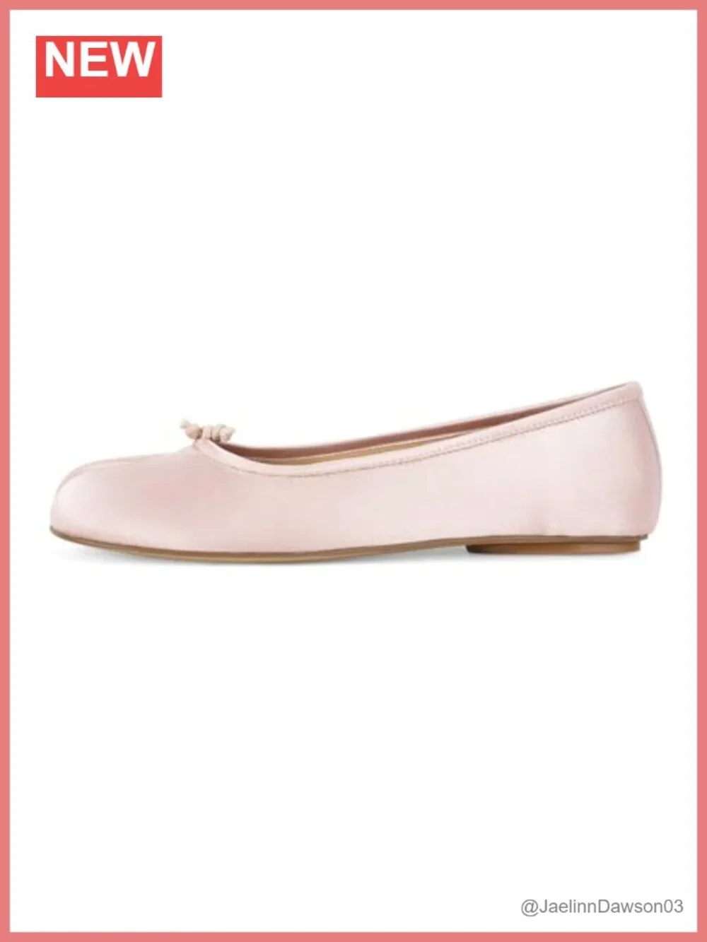 Split Toe Ballet Flats Women Wide Width Slip-On Comfort Work Shoes